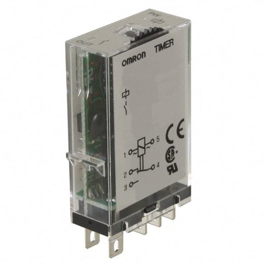 Omron Automation and Safety H3RN-1 DC24 H3RN Para enchufe Relé mecánico 0.1 seg ~ 10 min 3A a 250VCA