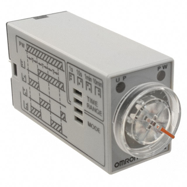 Omron Automation and Safety H3YN-2 DC24 H3YN Para enchufe Relé mecánico 0.1 seg ~ 10 min 5A a 250VCA
