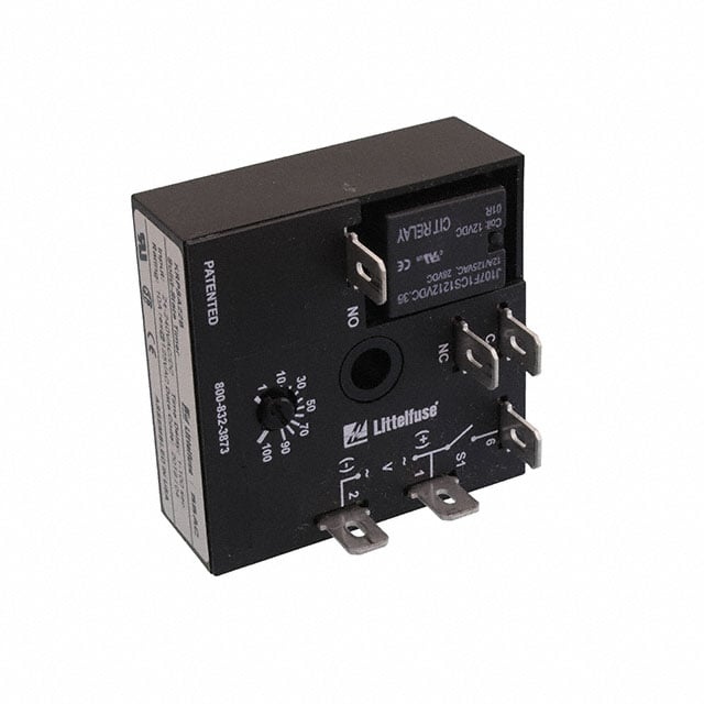 Littelfuse Inc. KRPSA22B KRPS Montaje de chasis Relé mecánico 1 ~ 100 seg 10A a 125VCA