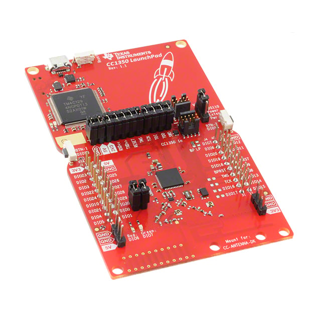 Texas Instruments LAUNCHXL-CC1350US SimpleLink™ Transceiver; Bluetooth® Smart 4.x Low Energy (BLE)