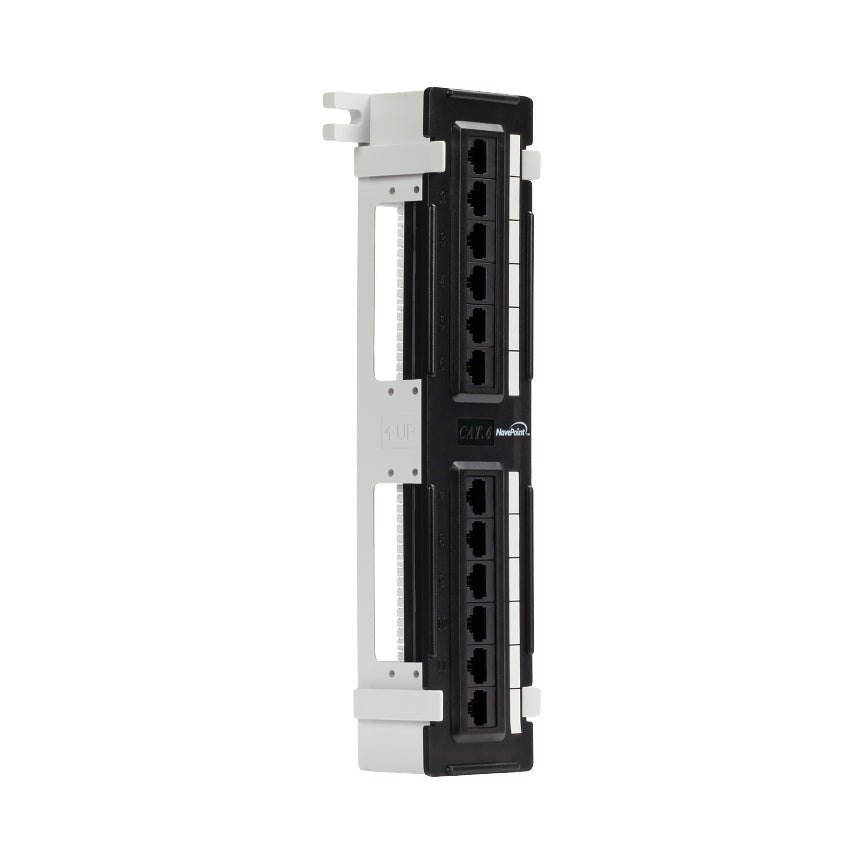 NavePoint 400804 - Patch Panel, Cat6 Punchdown Terminals