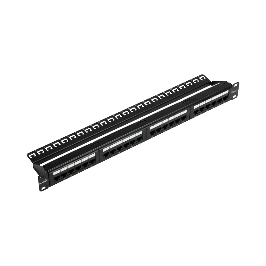 NavePoint 403986 - Patch Panel, Cat6 Punchdown Terminals
