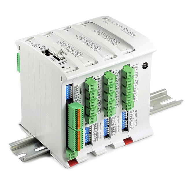 Industrial Shields 7001000500 - MDUINO PLC ENET/WIFI/BTLE 57 I/O 18 - Digital (6), Analog/Digital (12)