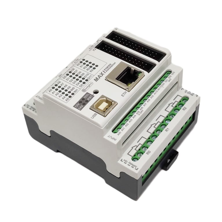 Industrial Shields 100.104.00 - CONTROLLINO MAXI POWER AUTOMATIO 18 - Digital (6), Analog/Digital (12)