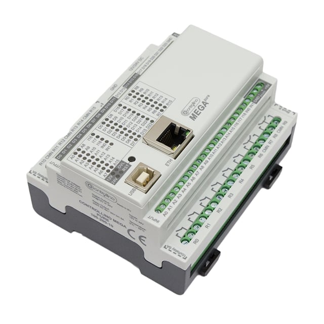 Industrial Shields 100.200.10 - CONTROLLINO MEGA PURE, POWER 12V 21 - Digital (5), Analog/Digital (16)
