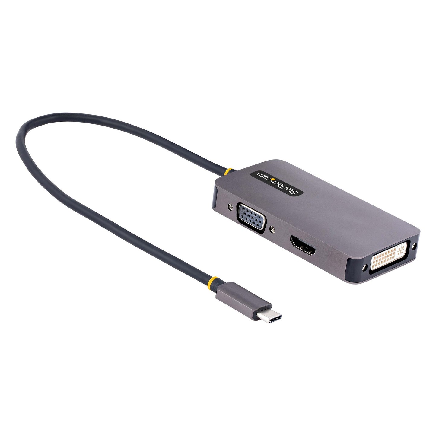 StarTech.com 118-USBC-HDMI-VGADVI - USB a DVI, HDMI, VGA USB - C macho