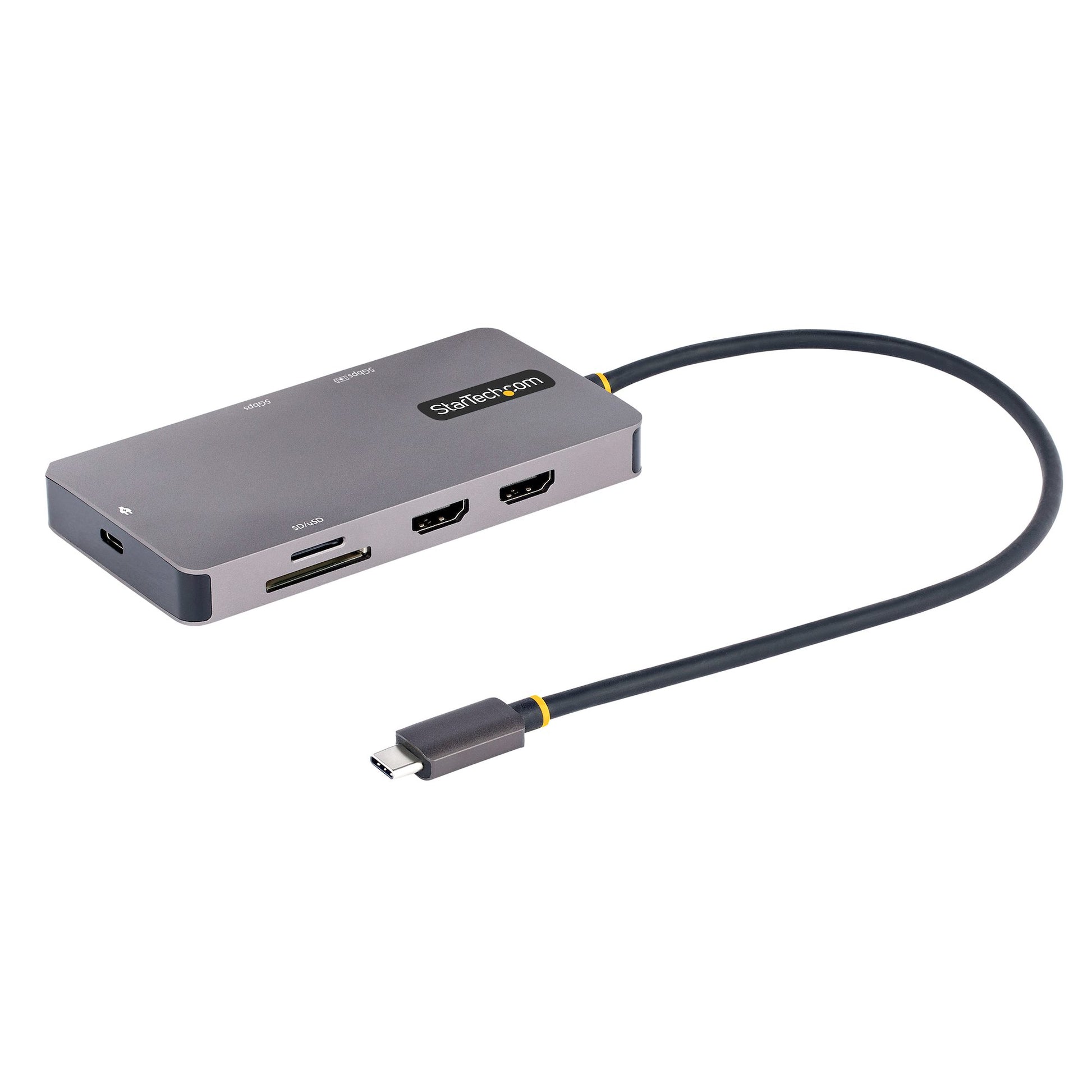 StarTech.com 120B-USBC-MULTIPORT - Adaptador multipuerto USB USB - C macho