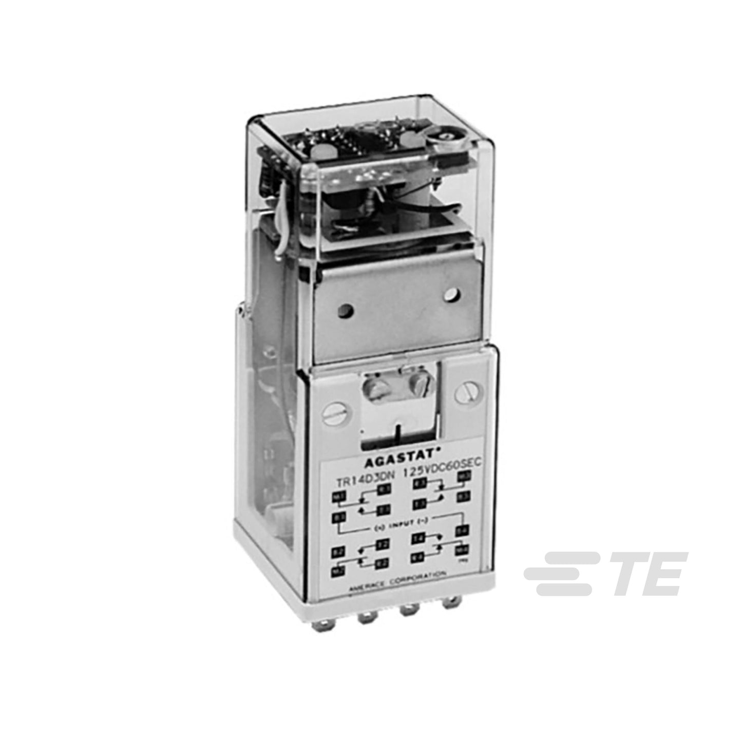 TE Connectivity Potter & Brumfield Relays TR14I3DN TR, AGASTAT Para enchufe Relé mecánico 2 seg ~ 60 seg 10A a 120VCA