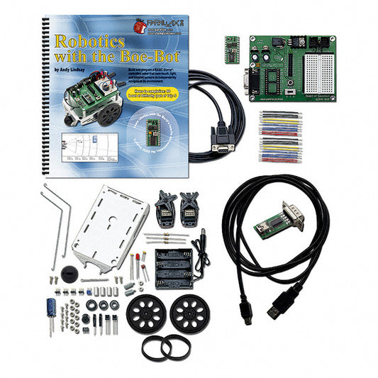 Parallax Inc. 28132 Boe-Bot Con rueda BASIC Stamp 2