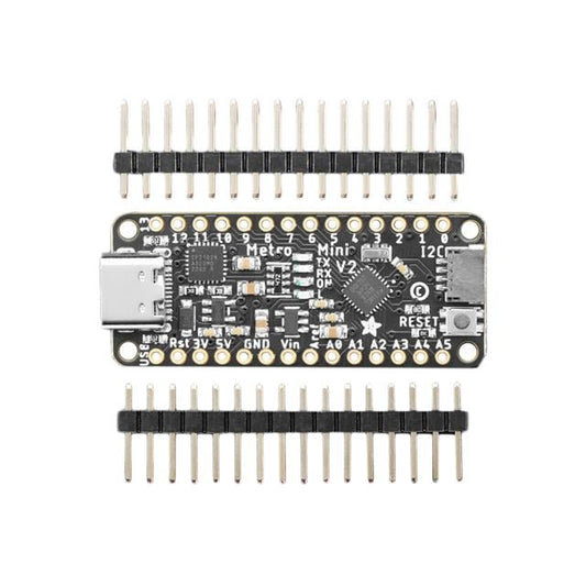 Adafruit Industries LLC 2590 AVR® ATmega METRO MINI 328 V2 CP2102N USB C MCU 8 bits AVR