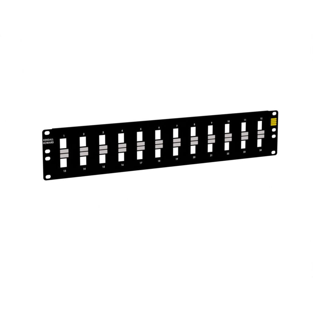 Kendall Howard 1905-2-102-24 - Patch Panel RJ45 Jack (Not Provided)