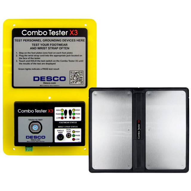 Desco 19270 - Footwear, Wrist Strap Tester Verification of Footwear and Wrist Strap Grounding