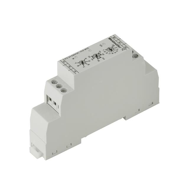 Weidmüller 2496190000 ITS Riel DIN Relé mecánico 0.05 seg ~ 10 h 5A a 250VCA/30VCC