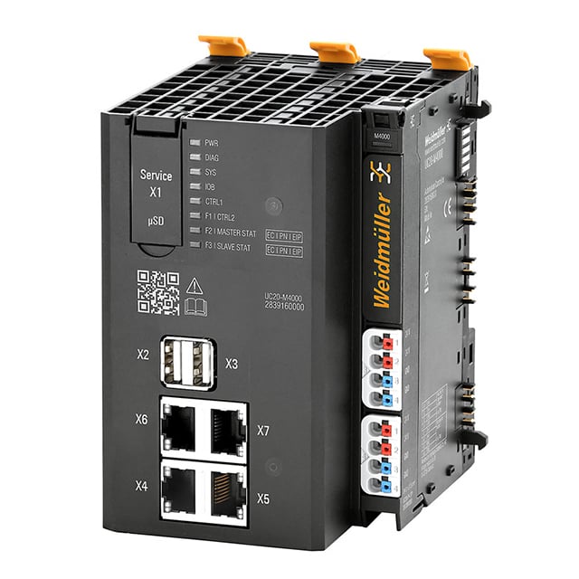 Weidmüller 2839160000 - CODESYS-BASED, PUSH IN, USB-C (3 -