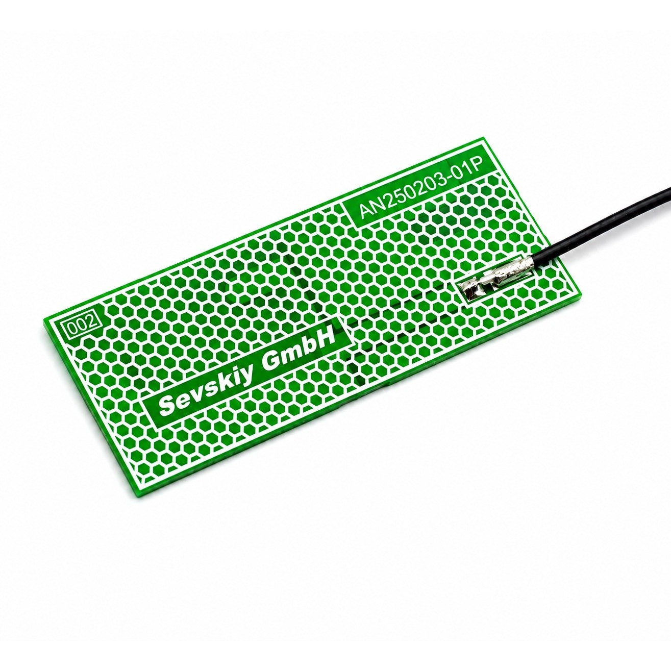 Sevskiy GmbH AN250203-01P-175-MHF1 AN250203 802.15.4, BlueTooth, ISM general, WiFi UHF (2GHz ~ 3GHz), SHF (f > 4GHz)