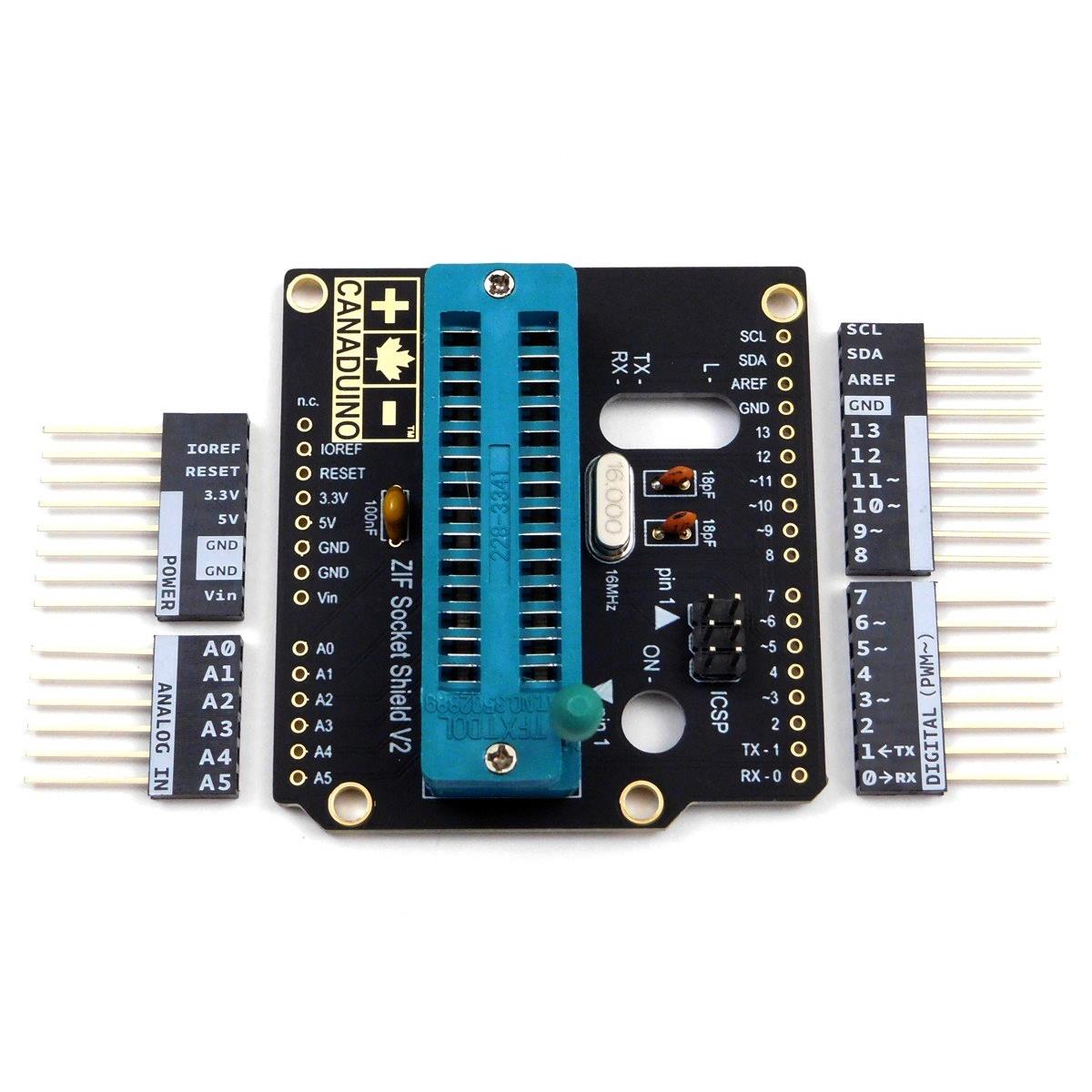 CANADUINO® 26261 - Socket Module - ZIF -