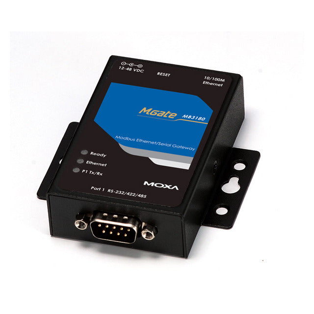 Moxa MGATE MB3180 Gate™ 1 PORT RS-232/422/485 MODBUS TCP Gateway