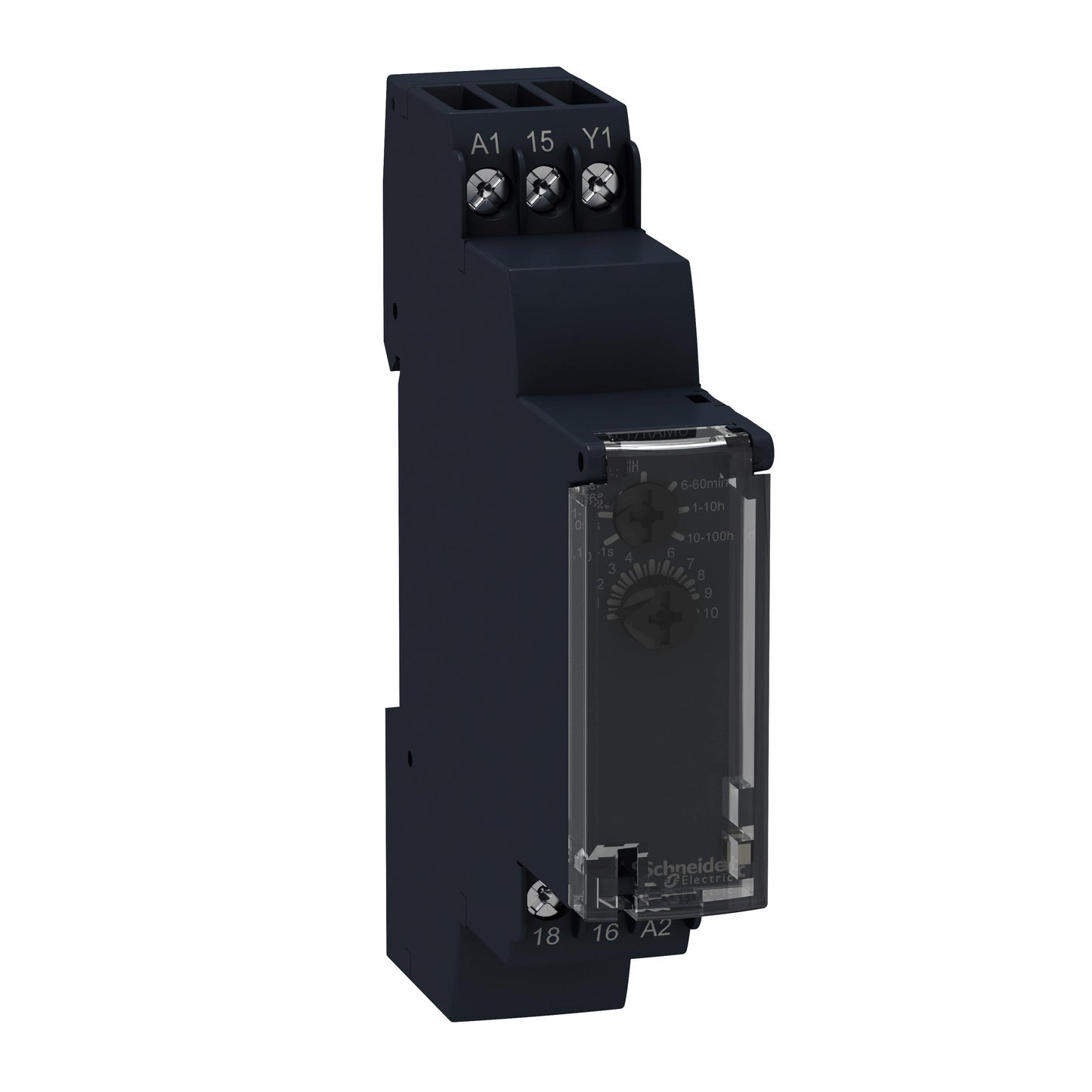 Schneider Electric RE17LHBM Harmony Riel DIN Relé de estado sólido 0.1 seg ~ 100 h 0.7A a 250VCA