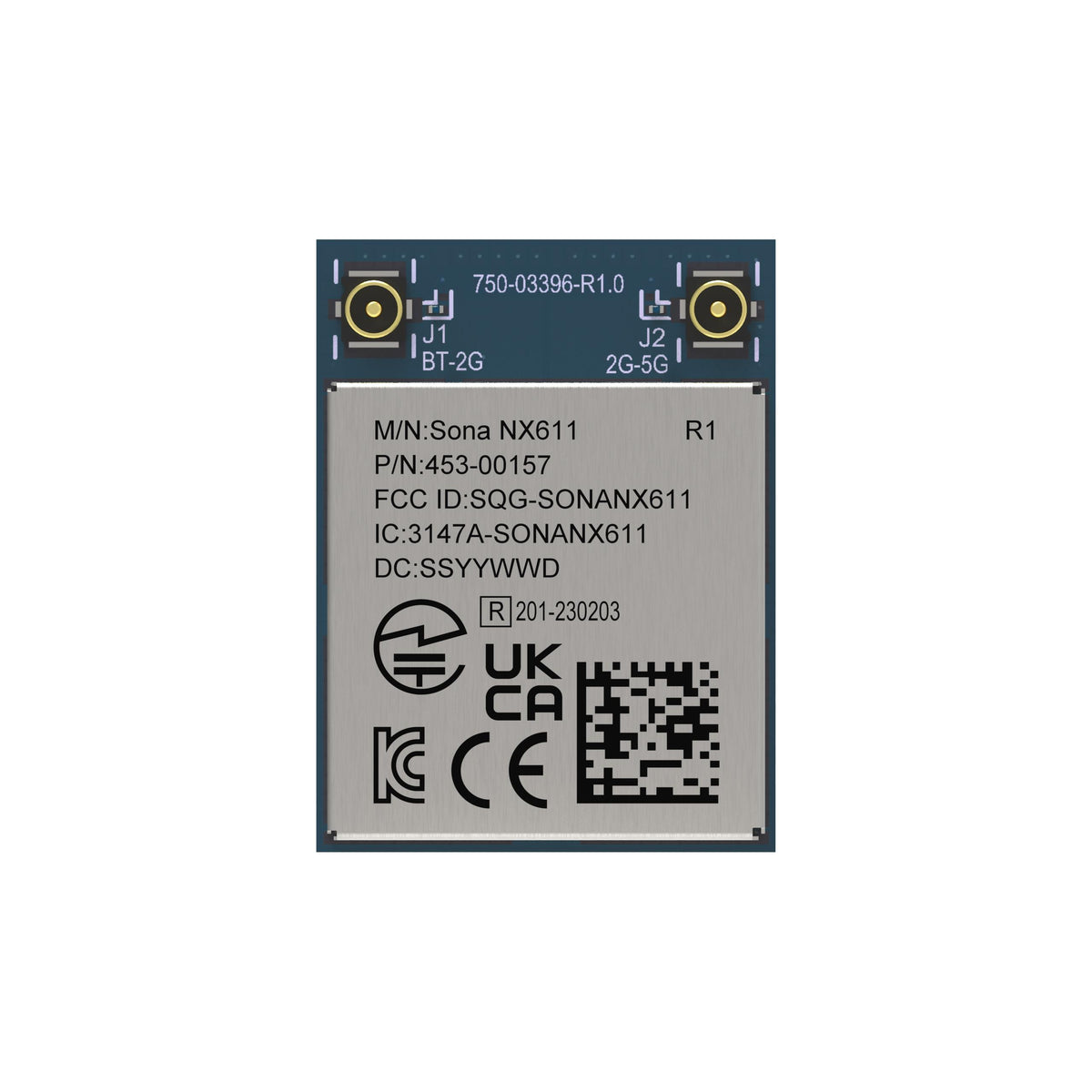 Ezurio 453-00157C Sona™ NX611 BlueTooth, WiFi