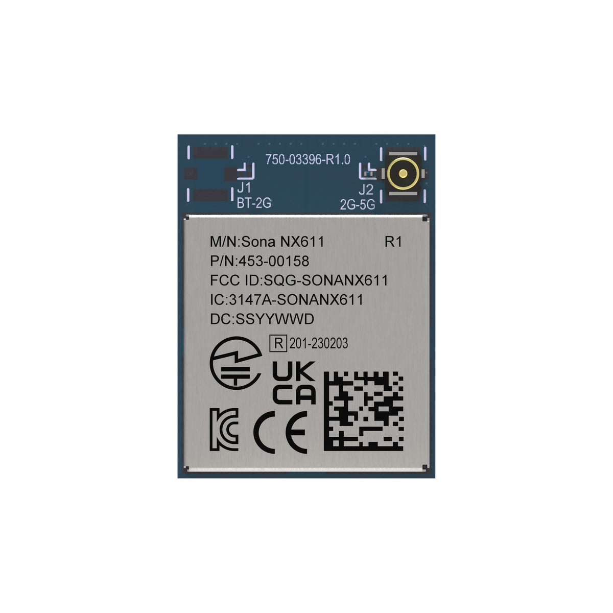 Ezurio 453-00157R Sona™ NX611 BlueTooth, WiFi