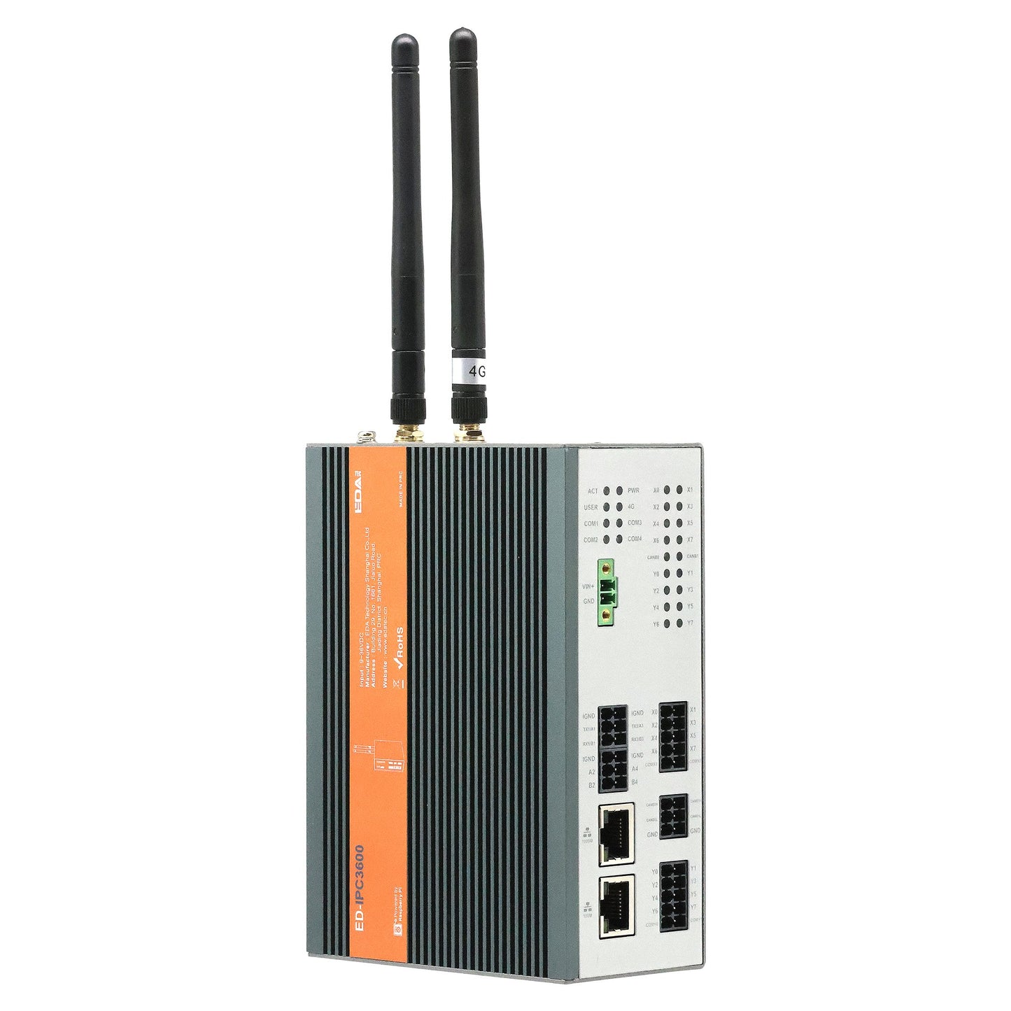 EDATEC ED-IPC3632-10832-4EU-S ED-IPC3630 SBC 2.4GHZ 4 CORE 8GB RAM