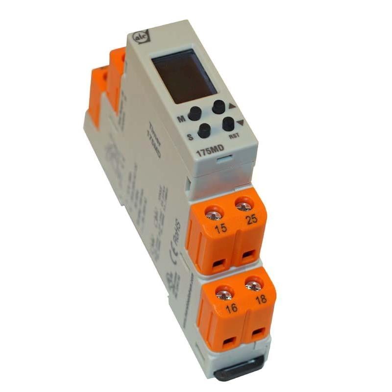 ATC-Diversified Electronics 175MD 175MD Riel DIN Relé mecánico 0 seg ~ 9.59 h 8A a 250VCA