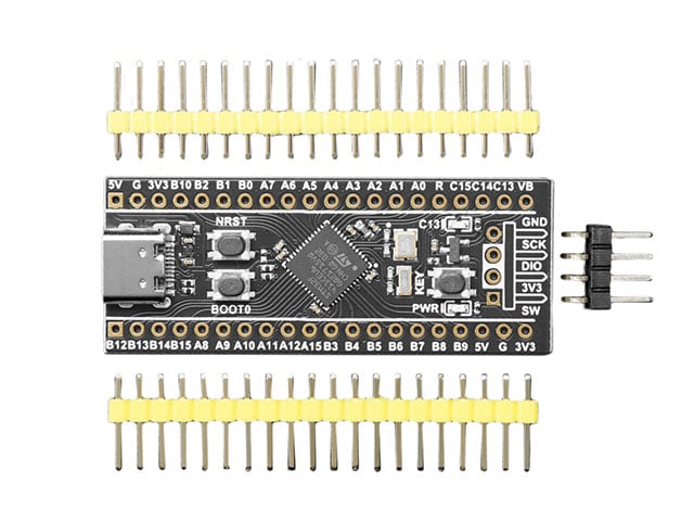 Adafruit Industries LLC 4877 STM32F411 BLACKPILL EVAL BRD STM32F4
