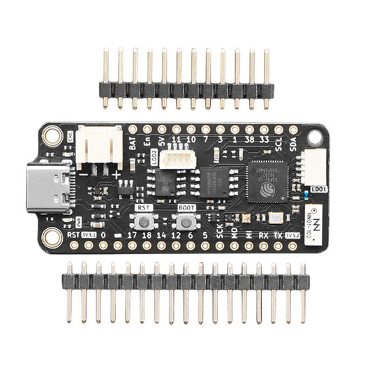 Adafruit Industries LLC 5399 ESP32-S Transceiver; 802.11 b/g/n (Wi-Fi, WiFi, WLAN), Bluetooth® 5.x (BLE)
