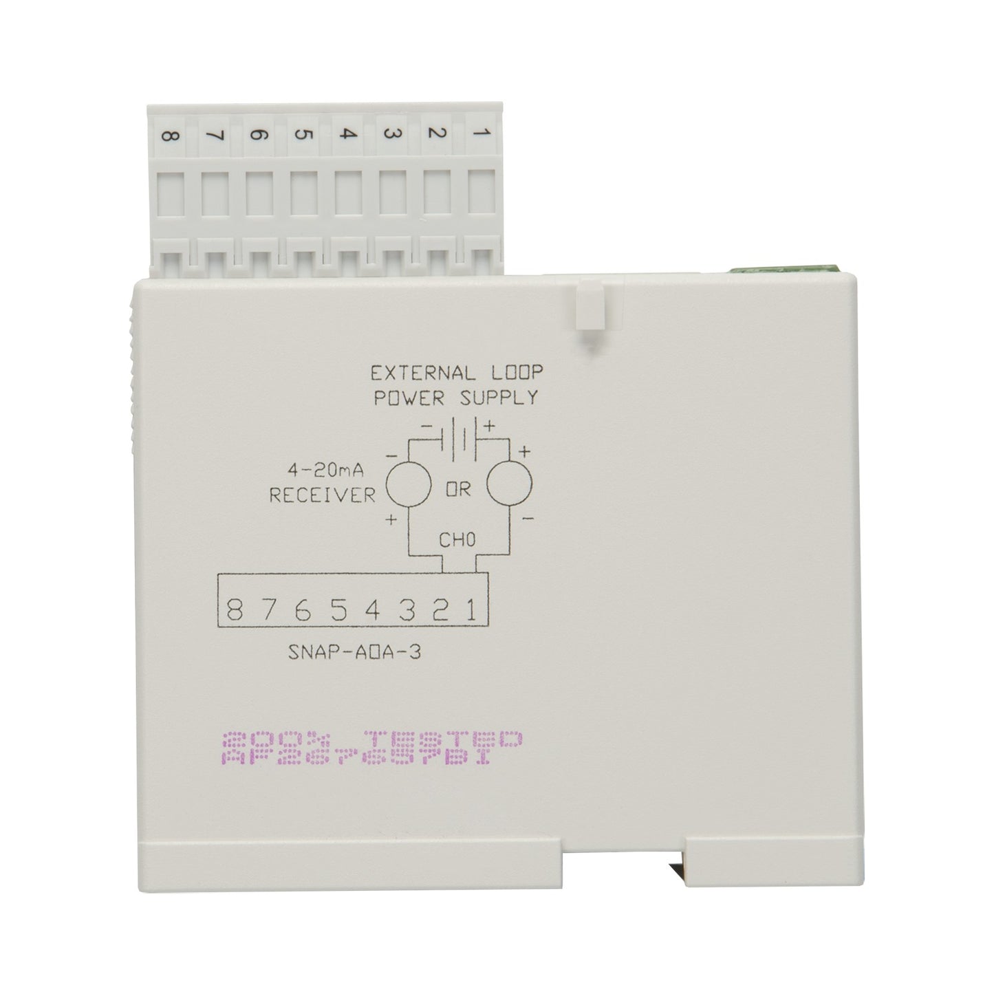 Opto 22 SNAP-AOA-3 SNAP Input, Output (I/O) Module SNAP Series