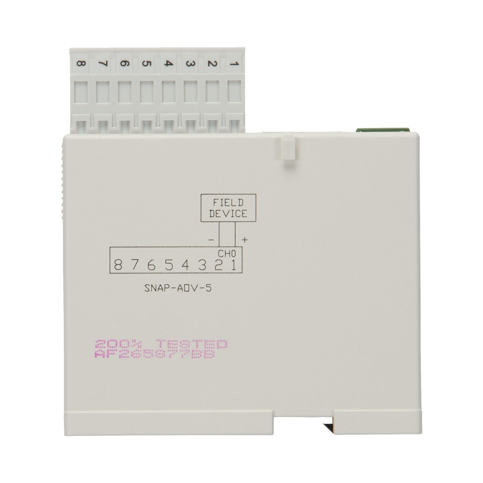 Opto 22 SNAP-AOV-5 SNAP Input, Output (I/O) Module SNAP Series