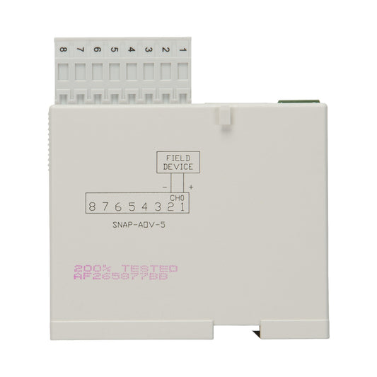 Opto 22 SNAP-AOV-5 SNAP Input, Output (I/O) Module SNAP Series