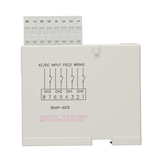 Opto 22 SNAP-IDC5 SNAP Módulo de entrada de CA/CC Blanco