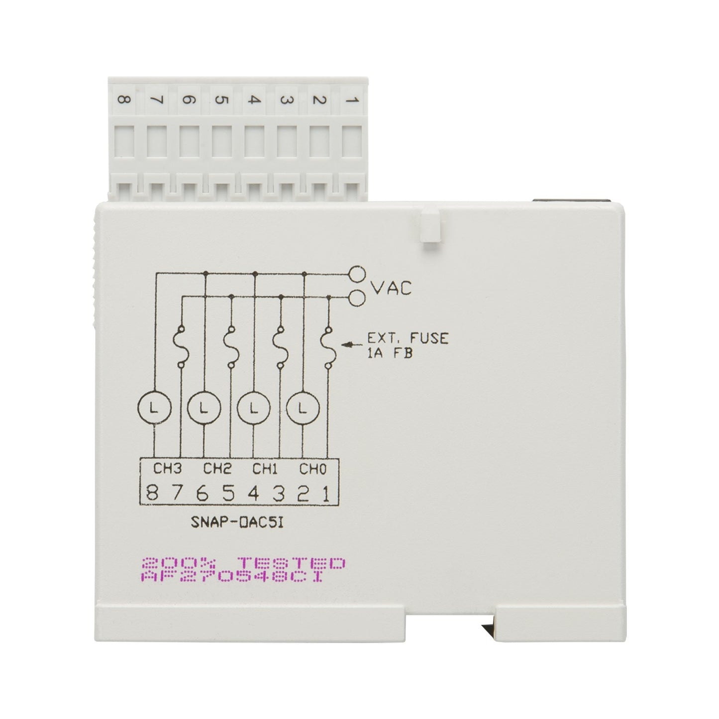 Opto 22 SNAP-OAC5-I SNAP Input, Output (I/O) Module -