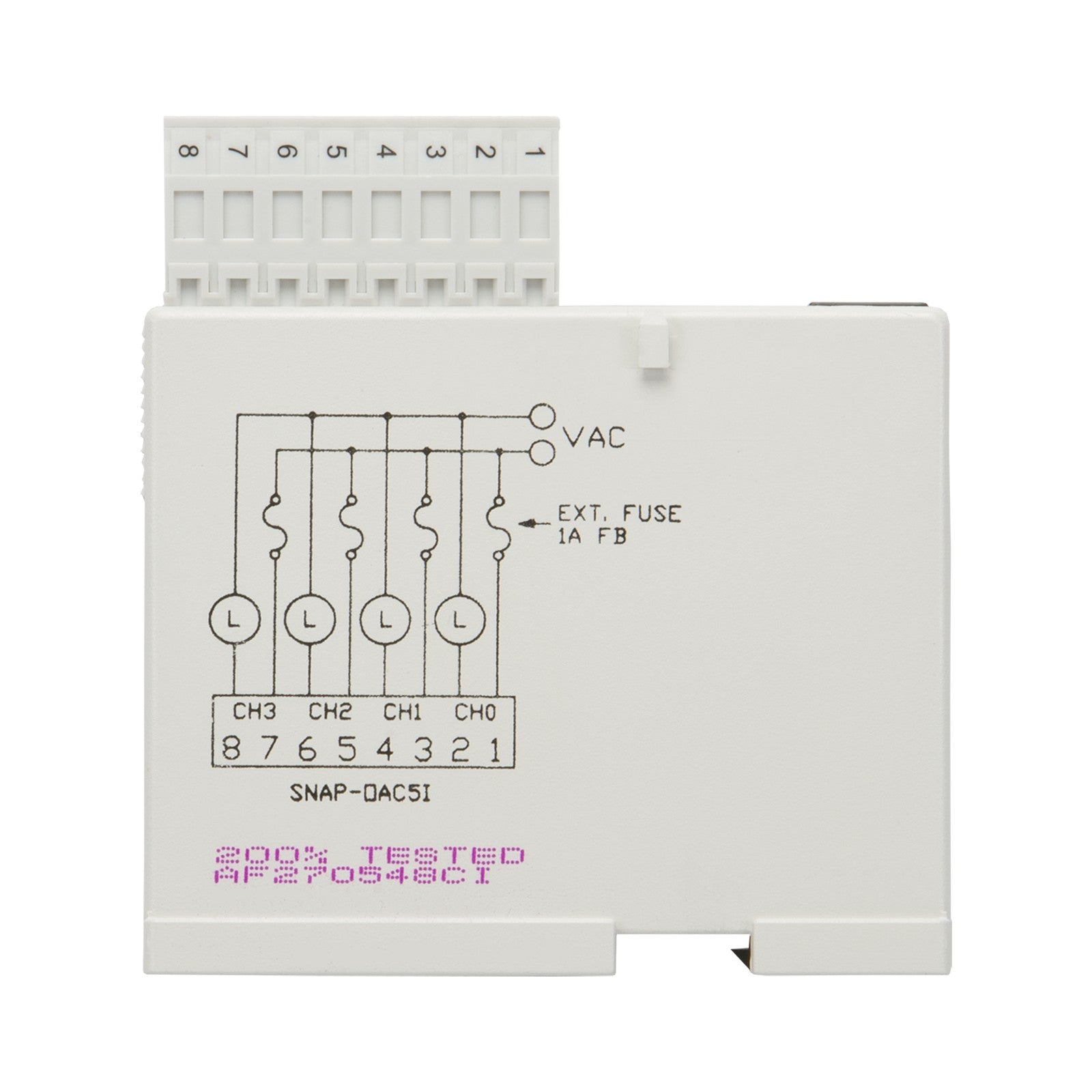 Opto 22 SNAP-OAC5-I SNAP Input, Output (I/O) Module -