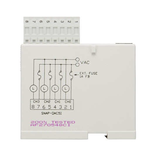 Opto 22 SNAP-OAC5-I SNAP Input, Output (I/O) Module -