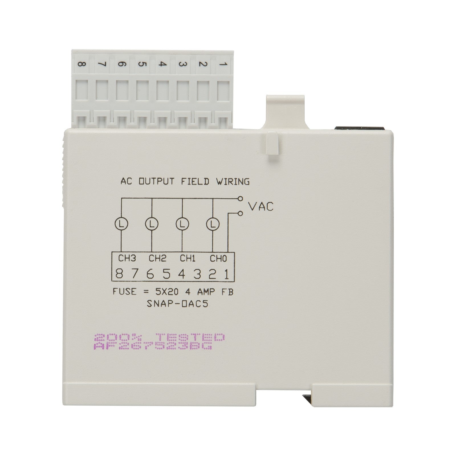 Opto 22 SNAP-OAC5 SNAP Input, Output (I/O) Module SNAP Series