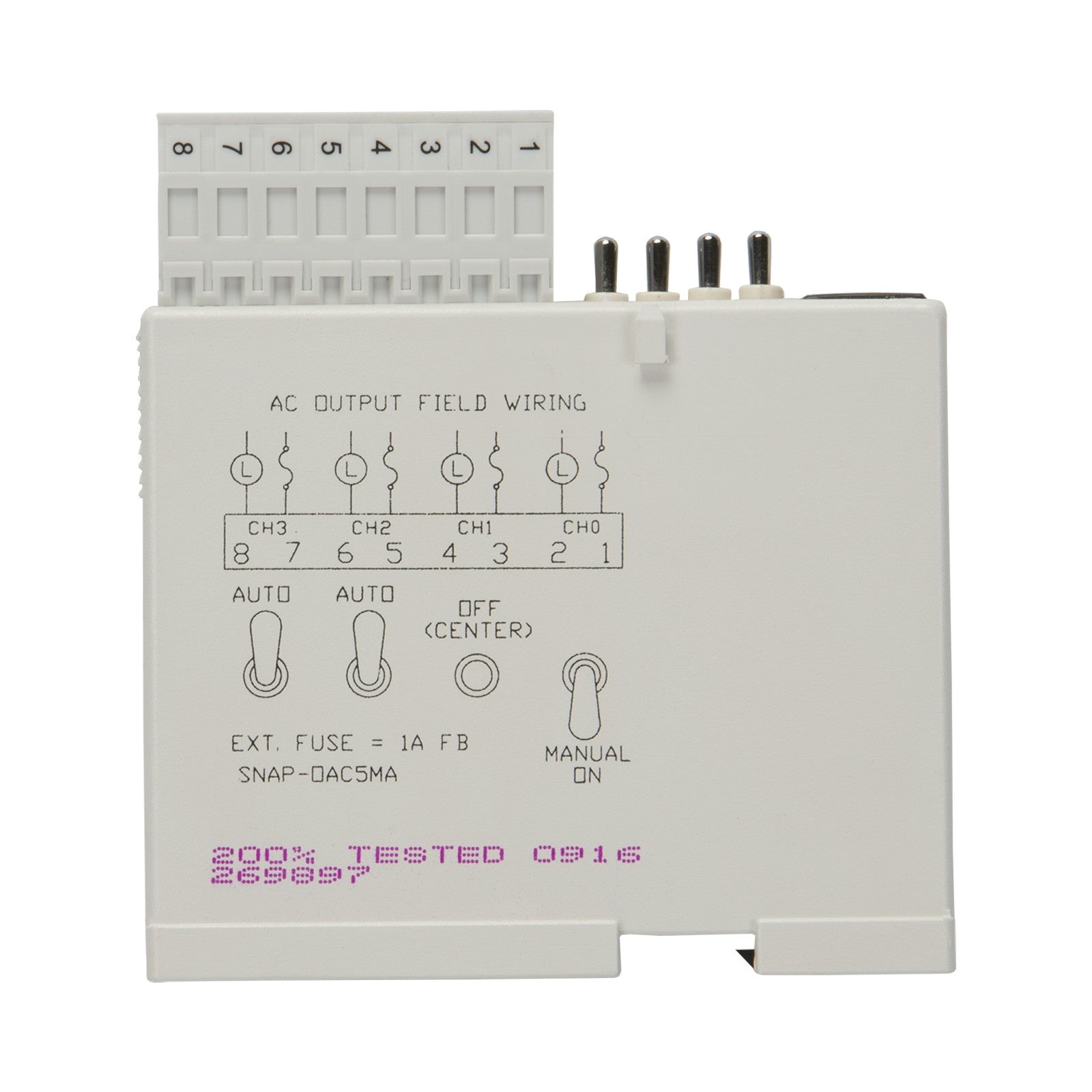Opto 22 SNAP-OAC5MA SNAP Input, Output (I/O) Module -