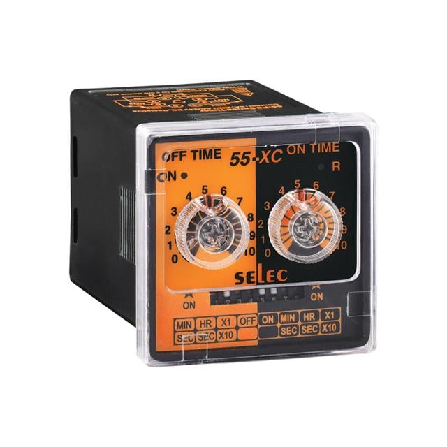 Selec Controls USA Inc. 55XC-P8-CU 55XC Para enchufe Relé mecánico 0 seg ~ 10 h 5A a 250VCA/24VCC