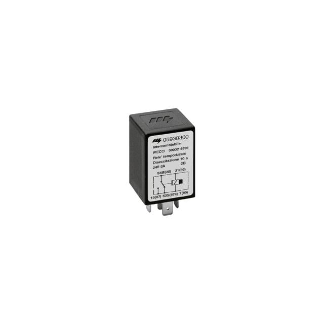 Menbers 5930300 - Montaje en panel Relé mecánico Fijo, 10 seg 5A a 32VCC