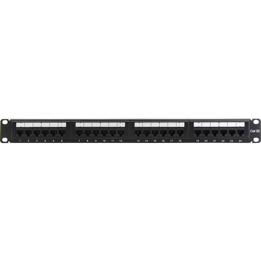 4XEM 4XRMC5EPP24 - Patch Panel, Cat5e RJ45 Jack (Not Provided)