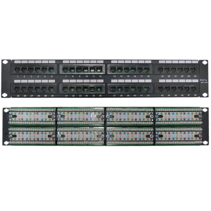 4XEM 4XRMC5EPP48 - Patch Panel, Cat5e RJ45 Jack (Not Provided)
