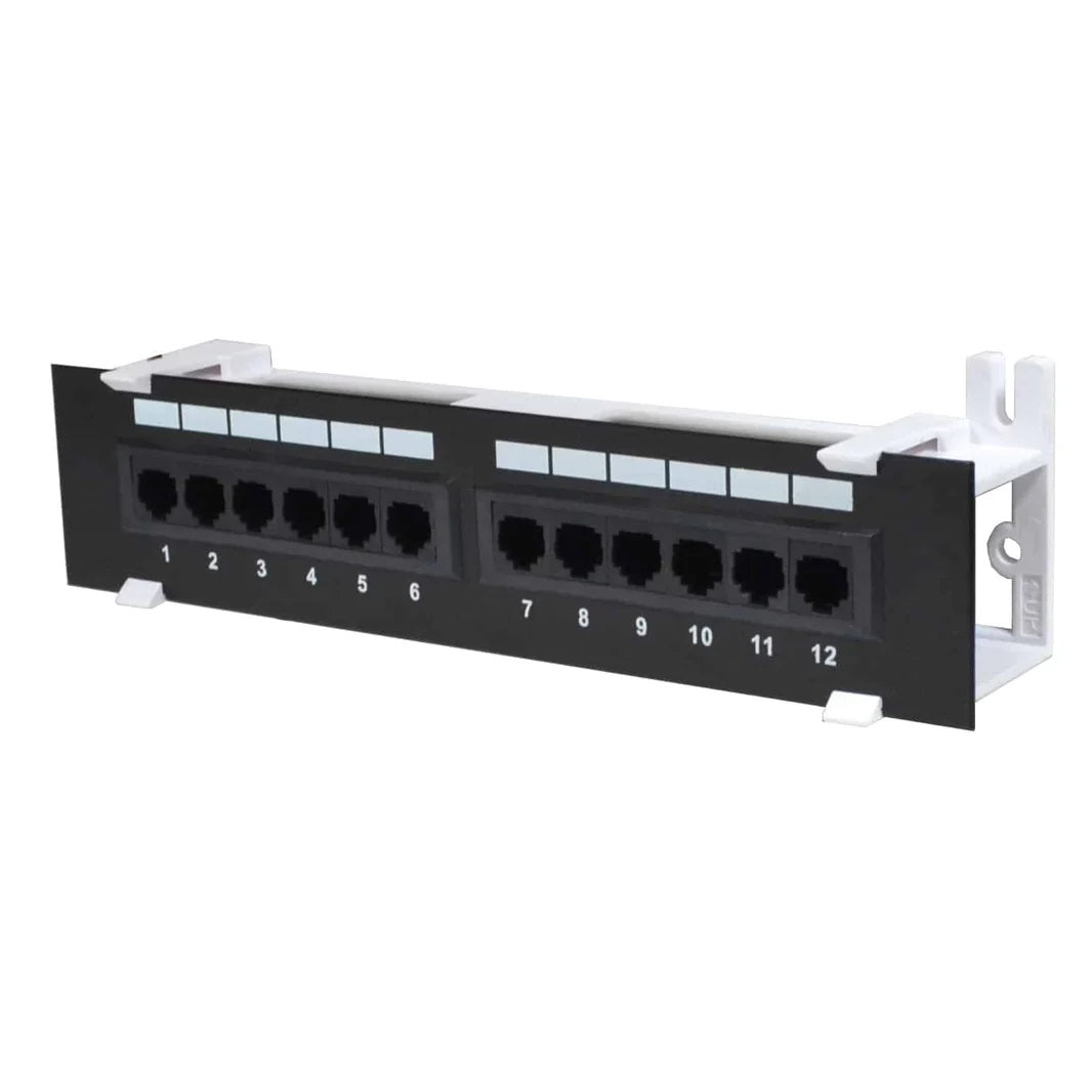 4XEM 4XWMC5EPP12 - Patch Panel, Cat5e RJ45 Jack (Not Provided)