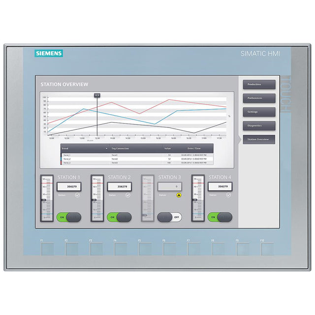 Siemens 6AV21232MB030AX0 SIMATIC HMI Pantalla táctil 12.0"
