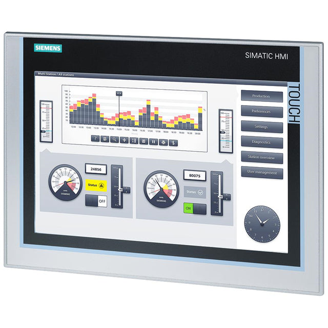 Siemens 6AV21240MC010AX0 SIMATIC HMI Pantalla táctil 12.1"