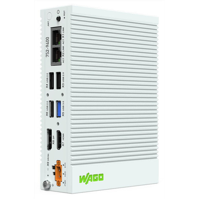 WAGO Corporation 752-9401 - EDGE COMPUTER; 2 X ETHERNET, 4 X Intel® Atom™ E3845 1.91GHz, 4 Core