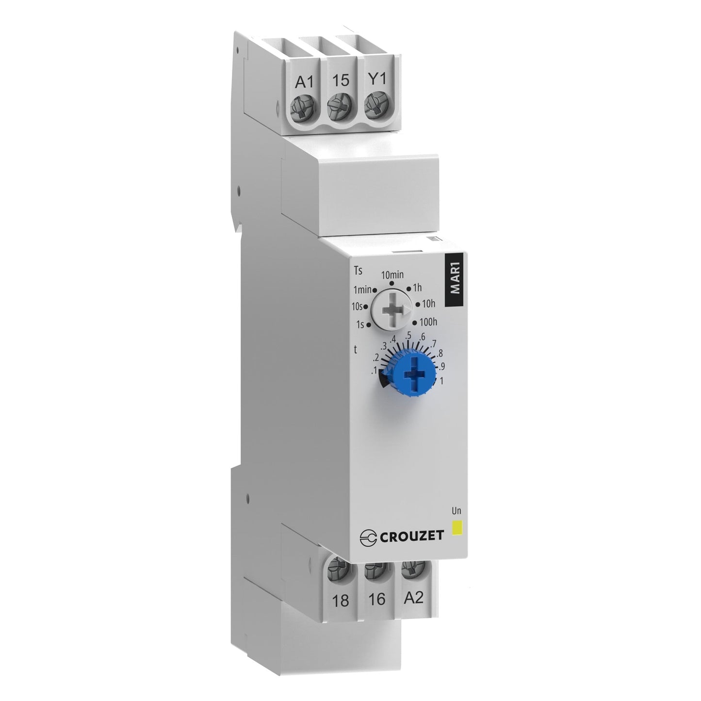 Crouzet 88827115 mar1 Riel DIN Relé mecánico 0.1 seg ~ 100 h 8A a 250VCA