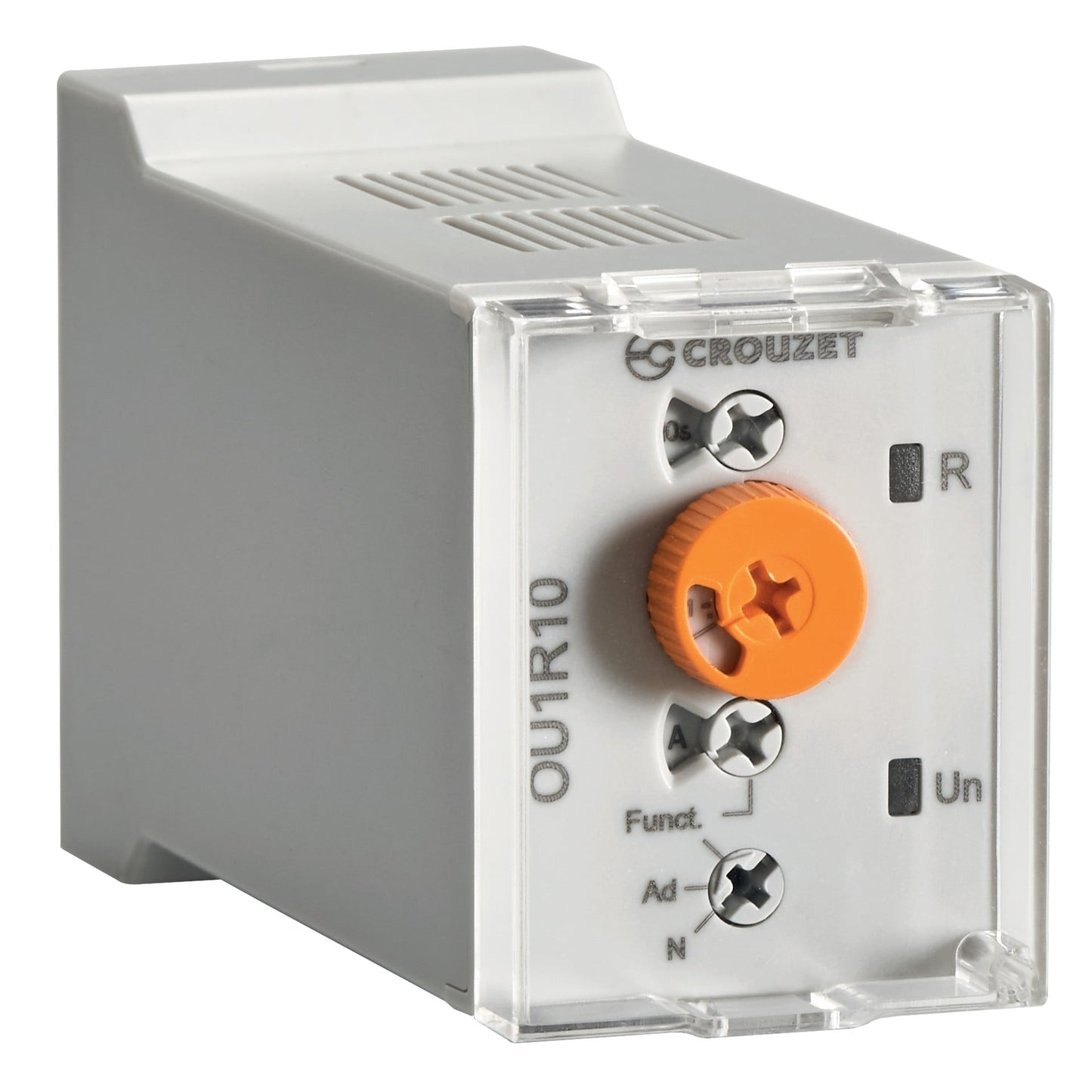 Crouzet OU1R10MV1 OU1R10 Para enchufe Relé mecánico 0.5 seg ~ 240 h 10A a 250VCA