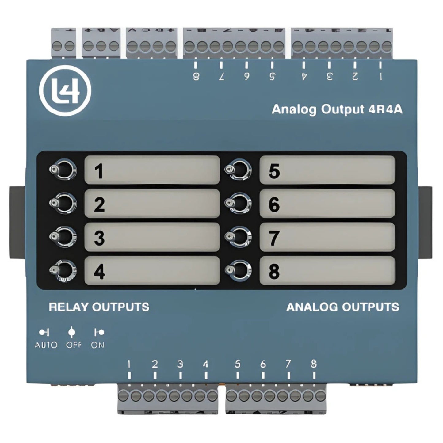 Link4 Corporation 990-5070-00 * Input, Output (I/O) Module 8 - Digital (4), Analog/Digital (4)