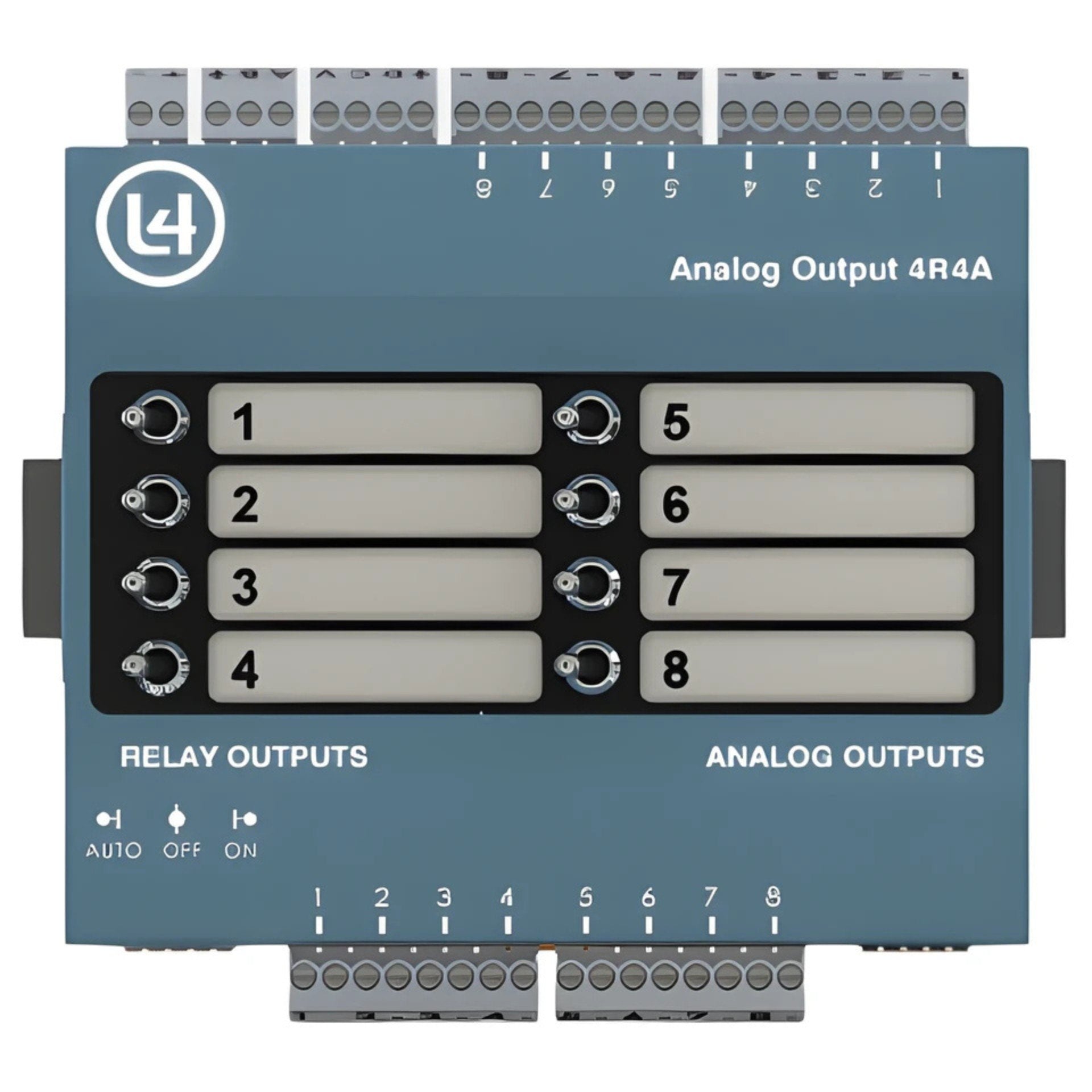 Link4 Corporation 990-5070-00 * Input, Output (I/O) Module 8 - Digital (4), Analog/Digital (4)