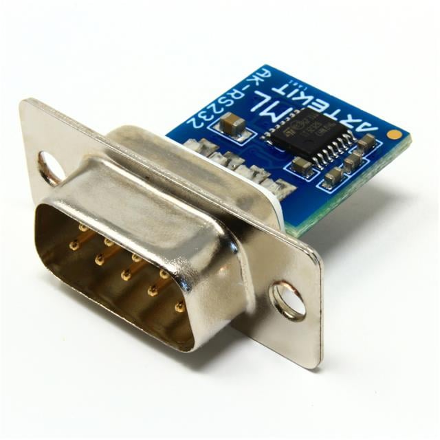 Artekit Labs AK-RS232-LED-M - TTL/CMOS a serie D-Sub 09 Pos (DB9) macho